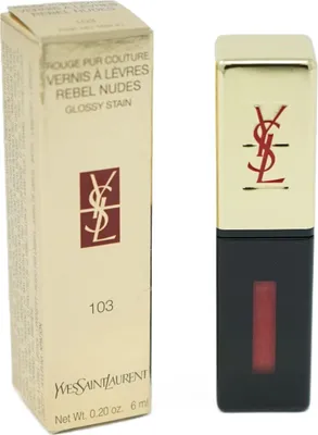 Produktbild von Yves Saint Laurent Rouge Pur Couture Glossy Stain 6ml Pink No Taboo #103