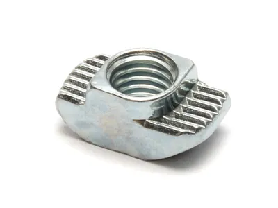 Produktbild von Hammermutter - 9,7*8,8*19 - M8, Stahl verzinkt, B-Typ Nut 10, VPE 10 Stück