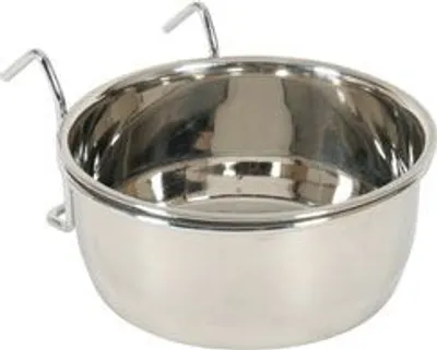 Obrázok produktu pre Nerezová miska na vtáky s háčikmi 0,84 l Zolux