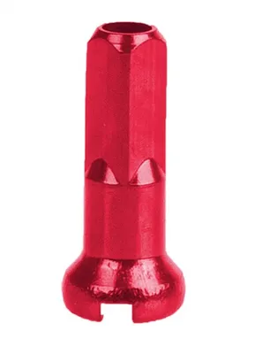 Zdjęcie produktu dla Nipl CnSpoke Al 2x14mm anodowany na czerwono