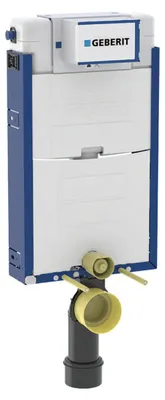 Produktbild von Geberit Kombifix Element für Wand-WC, 108 cm, mit Omega UP-Spülkasten 12 cm für Betätigung von vorne