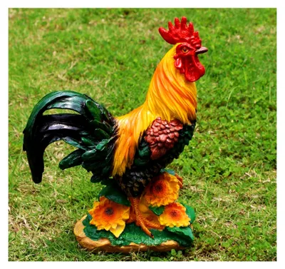 Produktbild von Gartenstatue Huhn, Dekoration für Terrasse und Garten