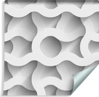 Zdjęcie produktu dla Tapeta Ozdoba Ścienna Abstrakcja Wzór GEOMETRYCZNY 3D idealna do Salonu