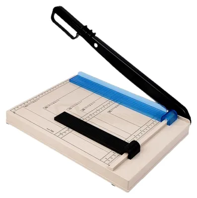 Produktbild von A4 Papierschneider, 36,5 x 25 x 3,5 cm, Hebelschneider für Büro, Schule und Zuhause