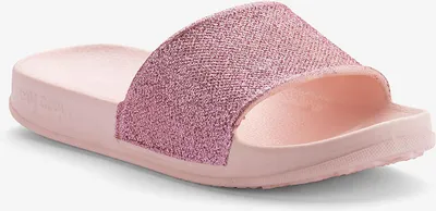 Produktbild von Coqui Kinder Hausschuhe Tora mit Glitzer, aus Coquiair, leicht & ergonomisch geformt