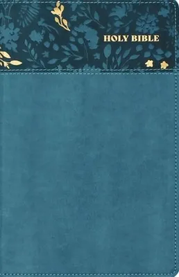 Zdjęcie produktu dla NASB, Personal Size Bible, Large Print, Leathersoft, Teal, Red Letter, 1995 Text, Comfort Print