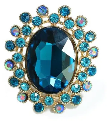 Productafbeelding van Vintage Statement Ring met Kristallen