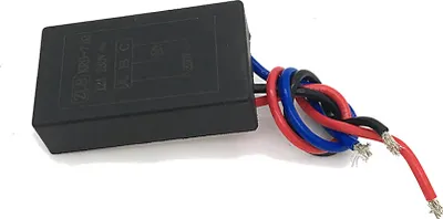 Produktbild von Trade-Shop Anlaufwiderstand / Sanftanlauf / Softstart 12A 230V inkl. 3 Kabel für Maschinen mit bis zu 250V Stromlast