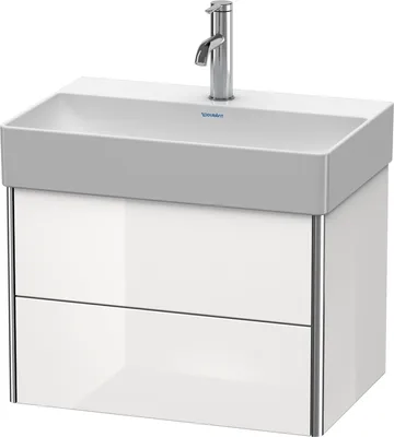 Produktbild von Waschtischunterbau COMPACT XSQUARE 397x584x390mm nachtblau seidenmatt nachtblau seidenmatt
