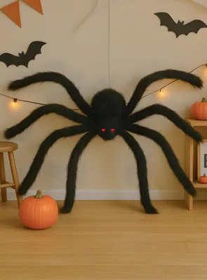 Produktbild von Haarige Riesenspinne – Halloweendeko – 150 cm
