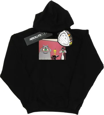 Immagine prodotto di Looney Tunes - Felpa con cappuccio da uomo BI13346 (L) (Nero)