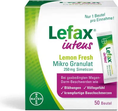 Produktbild von Lefax intens Lemon Fresh Mikro Granulat, 50 St. Beutel