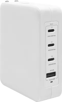 Produktbild von Macally - 142W port USB-C/USB-A PD GaN 4