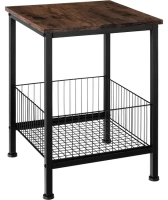 Obrázek produktu pro TecTake 404694, Boční/koncový kávový stolek, Dřevo