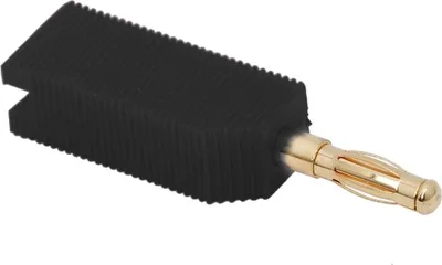 Zdjęcie produktu dla 10x wtyki bananowe / wtyki bananowe czarne - wtyk bananowy 4mm - pozłacane styki - wtyk kabla głośnikowego - HiFi audio - 10 sztuk [05171FK]