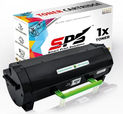 Produktbild von 1x Toner 602 60F2000 Schwarz Kompatibel für Lexmark MX410DETD Drucker