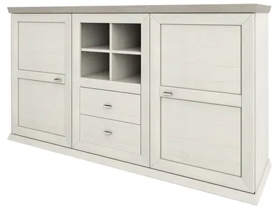 Obrázok produktu pre nabbi Dvojdverová komoda so zásuvkami Orentano CH-1600-2D/2DR - pino aurelio / madagascar / nelson
