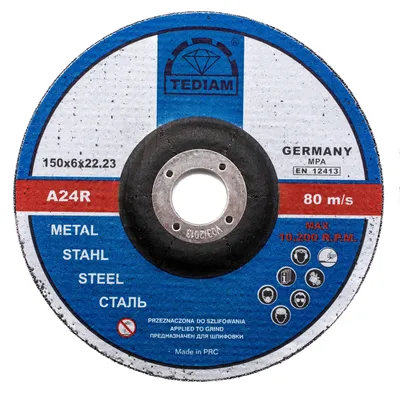 Produktbild von TEDIAM Schleifscheibe für Metall 150x6mm