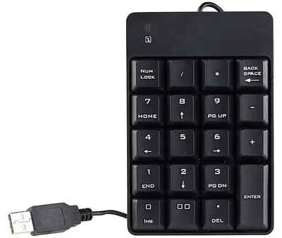 Image de Pavé numérique filaire USB à 19 touches