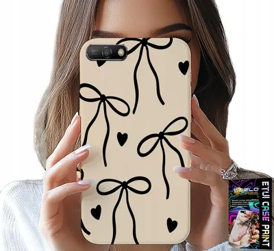Produktbild von Fall Für Huawei Y6 2018 - Beige Schleife Band Mode-Designs