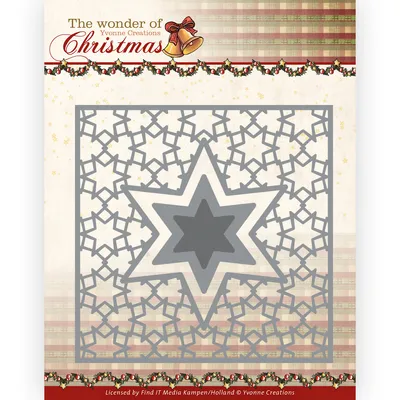 Produktbild von Stanzschablone - Yvonne Creations - The Wonder of Christmas - Sternenrahmen