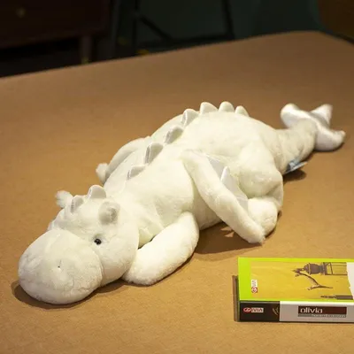 Image de Gigantesque peluche dragon, 130 cm, pour enfants et adultes