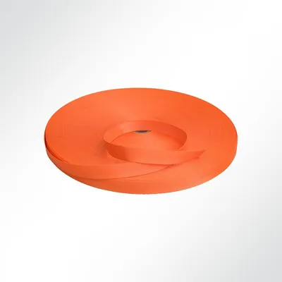 Produktbild von Lysel® Gurtband Polyester, (B) 25mm in Orange (1 lfm) 800kg