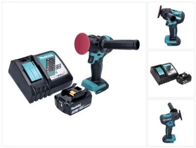 Produktbild von Makita DPV 300 RF1 Akku Schleifer Polierer 18 V 50 / 80 mm Brushless + 1x Akku 3,0 Ah + Ladegerät