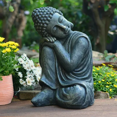 Produktbild von Schlafender Garten Buddha 44cm
