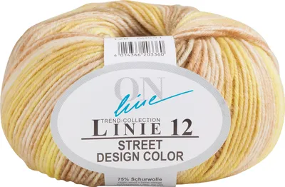Produktbild von ONline Street Design Color, Linie 12, 50 g, ca. 210 m Farbe 128