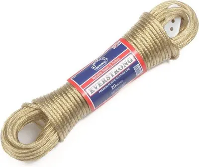 Produktbild von Hochwertige Stahlkern PVC Wäscheleine 4,7mm x 20M