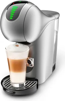 Produktbild von Krups Genio S Touch KP440E, Pad-Kaffeemaschine, 0,8 l, Kaffeekapsel, 1500 W, Silber