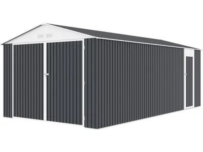 Produktbild von Metallgarage "Houston" 18,56 m²  - Anthrazit