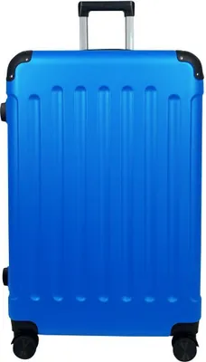 Produktbild von Reisetasche Koffer ABSTasche Trolley (Handgepäck-Mittel-Groß) Zwillingsrollen Hellblau XL(75cm)
