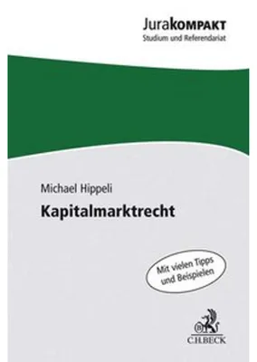 Produktbild von Kapitalmarktrecht