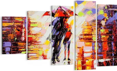 Produktbild von Bild auf Leinwand - Leinwandbild - gehen liebhaber - 100x60cm - Wand Bild - Wanddeko - Wandbilder - Leinwanddruck - Bilder - Kunstdruck - Wanddekoration - Leinwand bilder - Wandkunst - EG100x60-3527