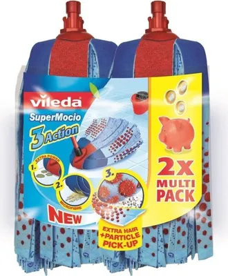 Produktbild von Vileda SuperMocio 3 Action Nachfüllpackung 2 Stück