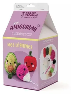 Zdjęcie produktu dla Zestaw Amigurumi - Moje warzywa