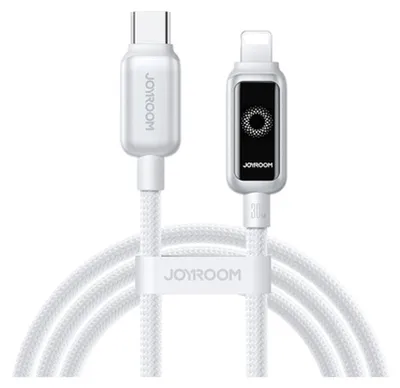 Image de Câble de charge rapide Joyroom USB-C vers Lightning 30 W, 1,2 m - Blanc