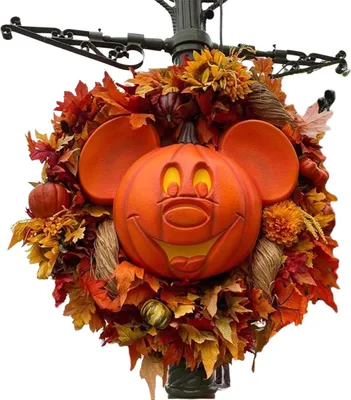 Produktbild von Herbstlicher Kürbiskranz - Herbstkranz für die Haustürdekoration, Künstliche Ahornbäume, Sonnenblume, Herbsternte, Weihnachtsdekoration, drinnen und draußen
