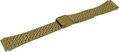 Produktbild von Timex PAC-MAN Uhrenarmband Edelstahl 18mm gelbgoldfarben TW2U32000