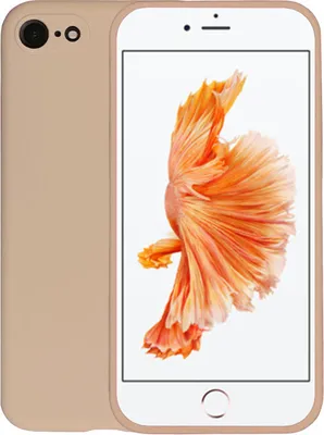 Produktbild von Handyhülle für iPhone 6/6s  Plus Silikonhülle - Backcover Siliconen Case - Beige