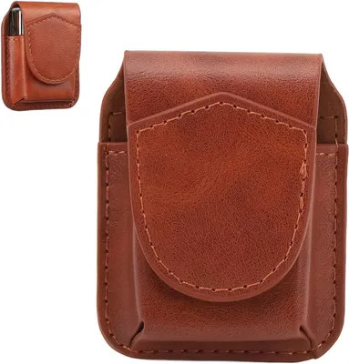 Productafbeelding van Lichtere Pouch Lederen Aansteker Case Houder 3 Inch Lichter Opbergtas met Magnetische Gesp, Lichtere Slot voor Vrouw, Man