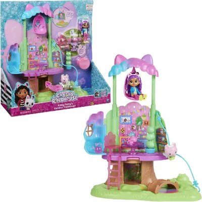 Produktbild von Gabby''s Dollhouse - Kitty Fairy''s Garten Spielset, Kulisse