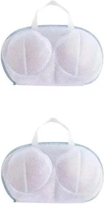 Immagine prodotto di Waszak per biancheria intima - BH Netzak - Protegge i vestiti - Tessuto a rete - 31x20 cm - Bianco