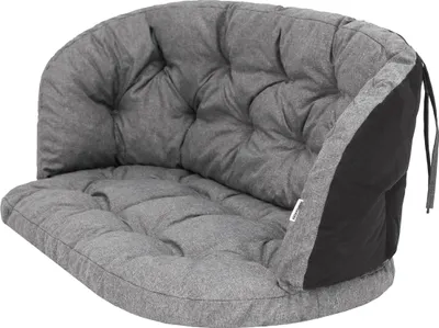 Obrázek produktu pro Zahradní polštář "Amanda" velký - dvoudílný (100×50 a 150×38 cm) s popruhy, odolný proti povětrnostním vlivům, sada ratanových polštářů | Pillowprim