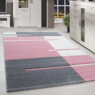 Immagine prodotto di Homebyhome Tappeto Design per Soggiorno Moderno Morbido Pelo Corto Taglio Contorno Facile da Pulire, Dimensioni: 120x170 cm