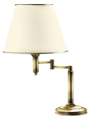 Obrázok produktu pre Stolná lampa CLASSIC, mosadz s patinou, 1xE27x20W, kov, rozmery: 56x32x53 cm, IP20, Jupiter