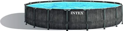 Produktbild von INTEX 26744GN - Greywood Prism Frame Pool (549x122cm)