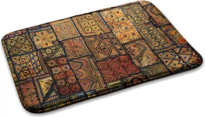 Produktbild von Teppich Teppich Wohnzimmer Schlafzimmer Modern - 90 cm x 60 cm - Stoff Mit Stickerei